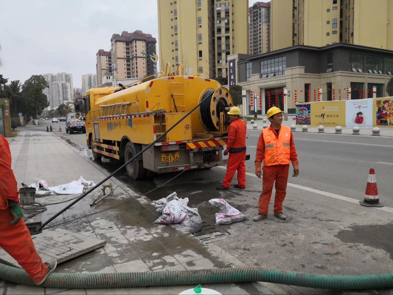 南郑排污管道清淤-管道清洗
